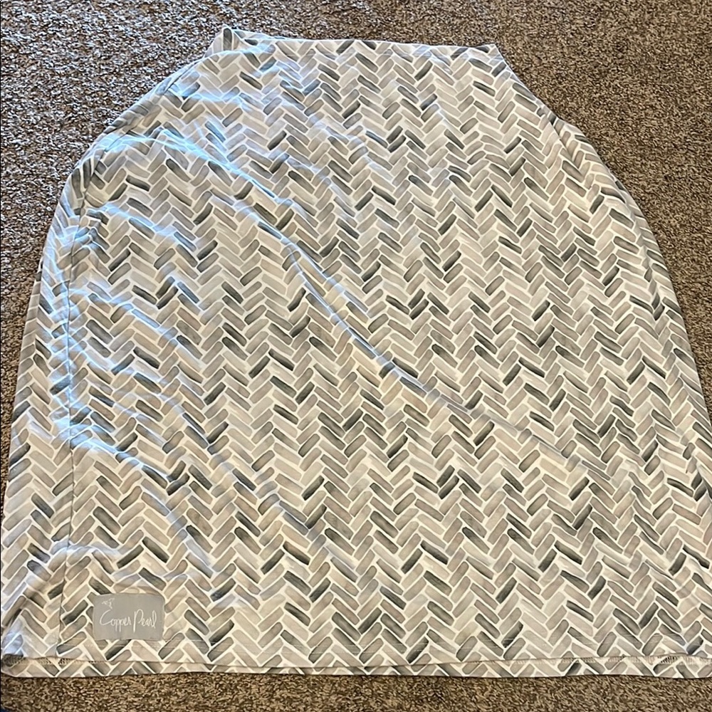 Copper Pearl car seat cover/ nursing cover